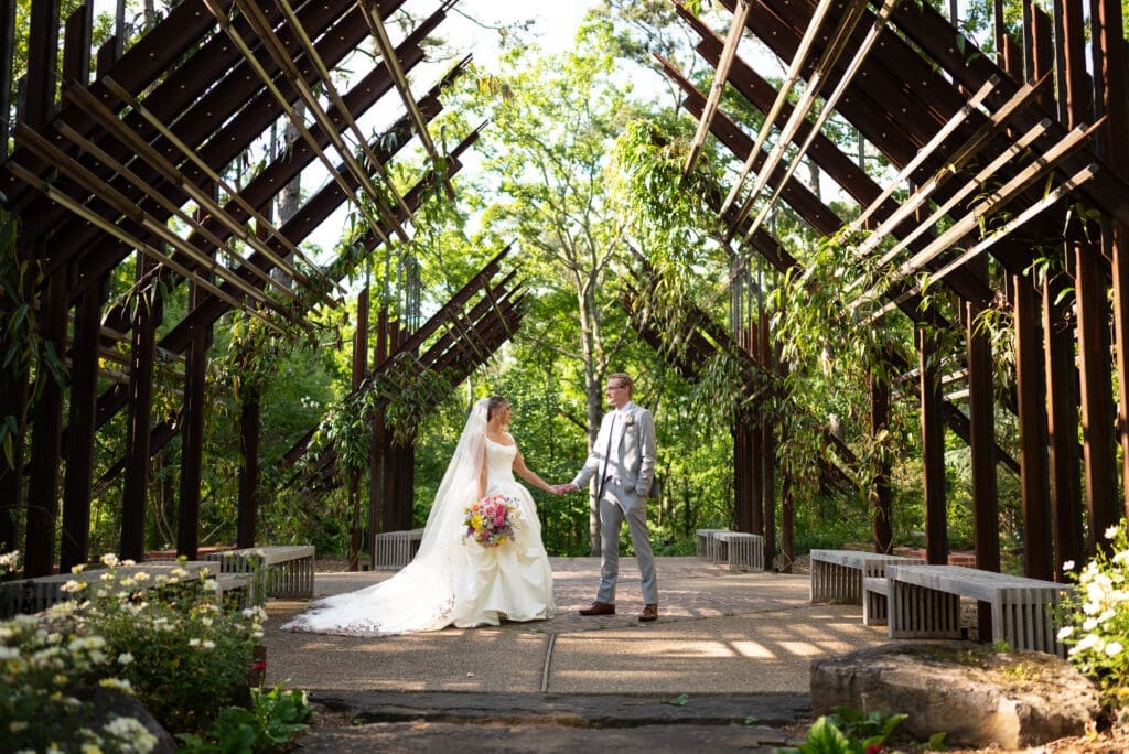Garvan Woodlands Garden wedding, Hot Springs, Arkansas