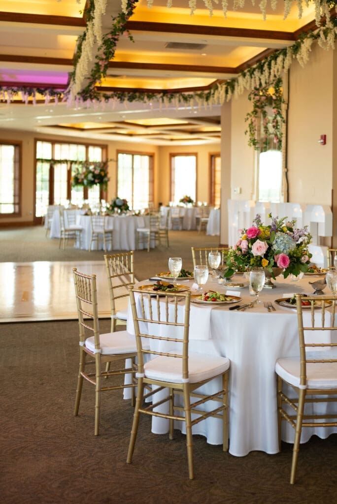 wedding reception table set up ideas