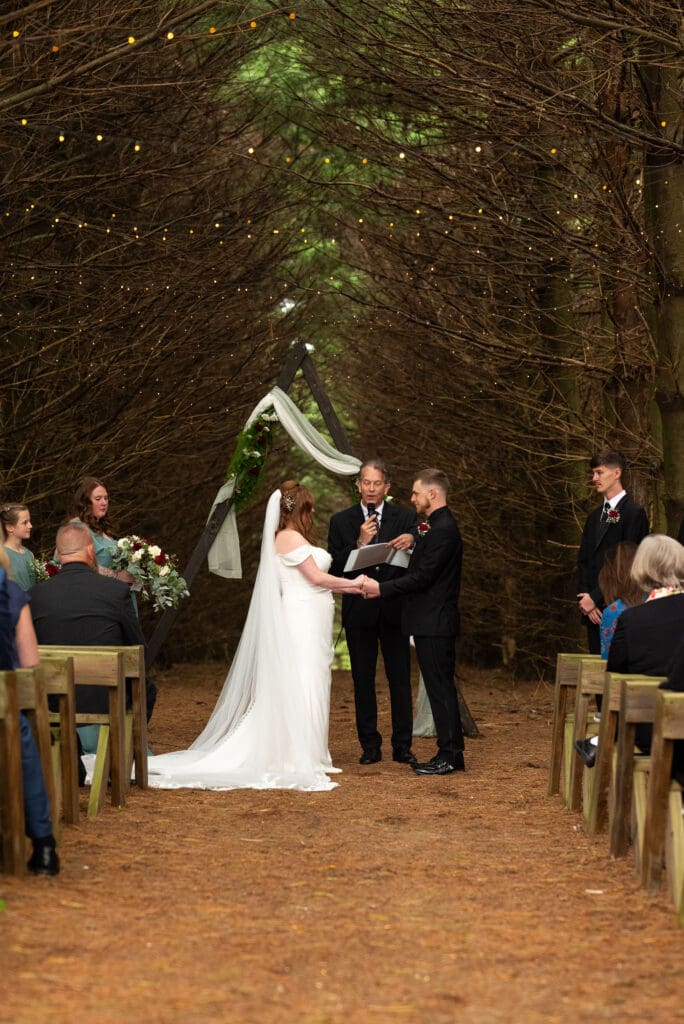 outdoor wooded wedding ceremony sites near me