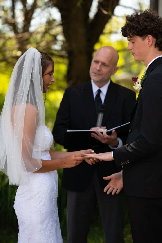 wedding at hidden meadow and barn in pepin
