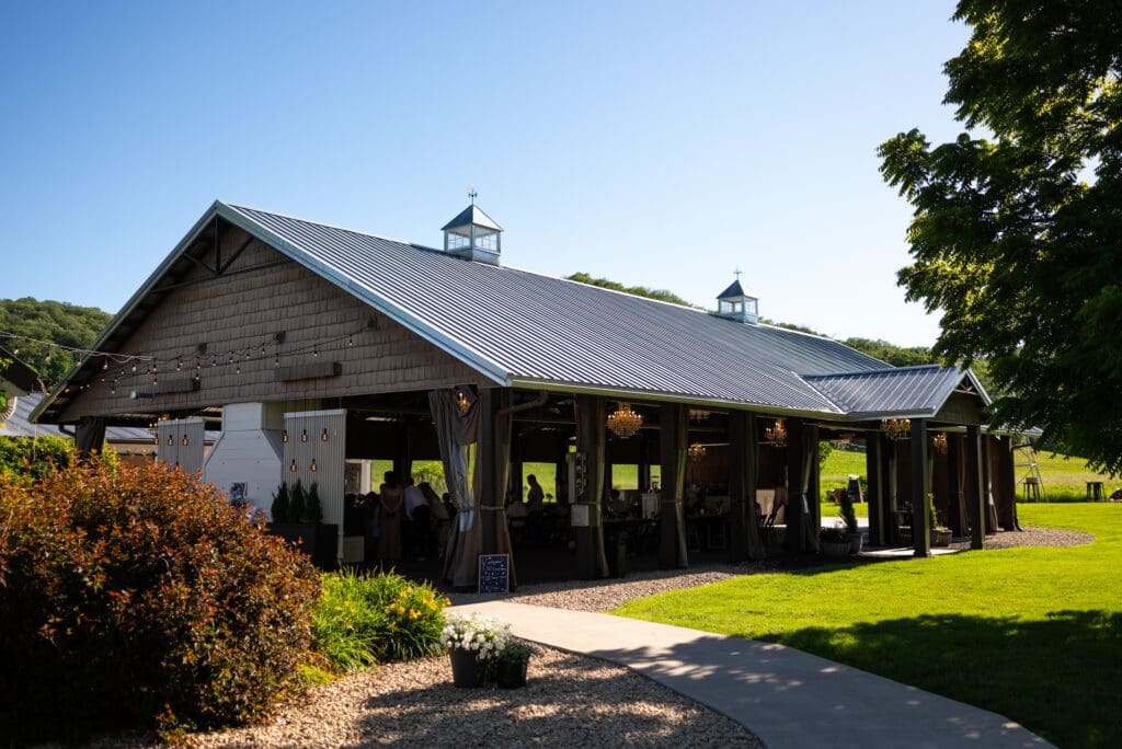 Hidden Meadow and Barn in Pepin, WI. Pepin, WI wedding