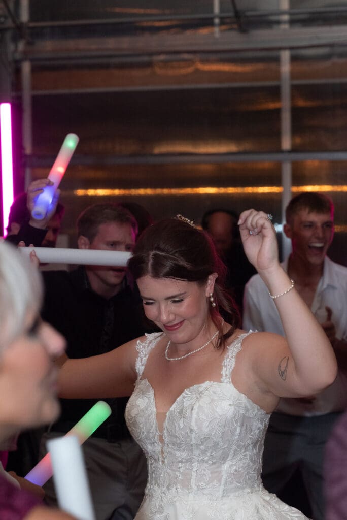 bride dancing