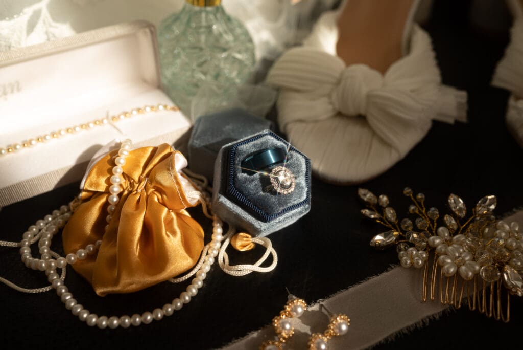 Flat lay and detail photos are always on your photographer's wedding day shot list. But if you have something particularly meaningful, be sure to tell your photographer!