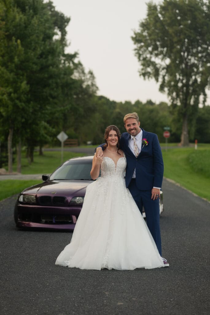 bride and groom portrait