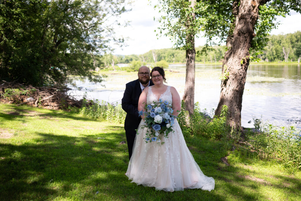 bride and groom portrait wedding photographer