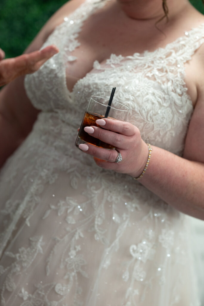 bride detail shot
