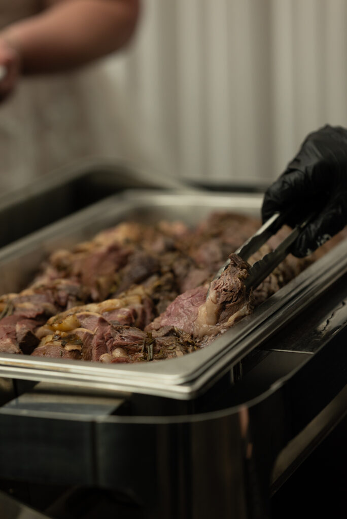 Wedding reception catering food