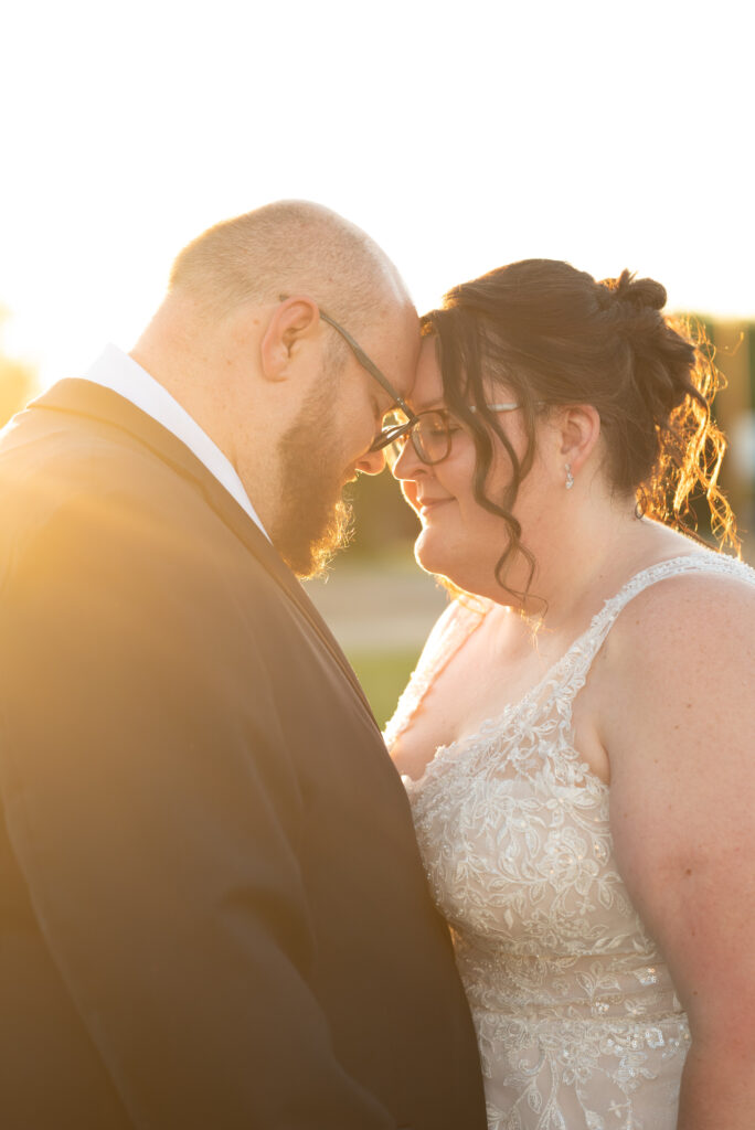 Golden Hour Portraits at Celebrations on the river in la crosse wisconsin by true to color wedding photographer Spirited Sage Photography