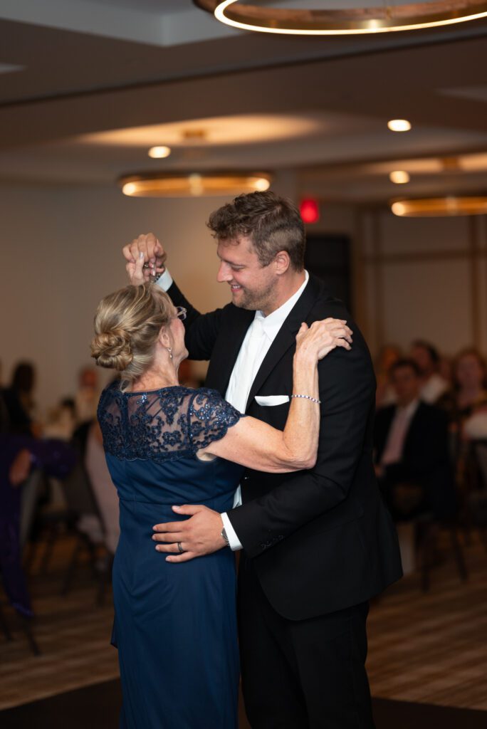 dance with mom and groom