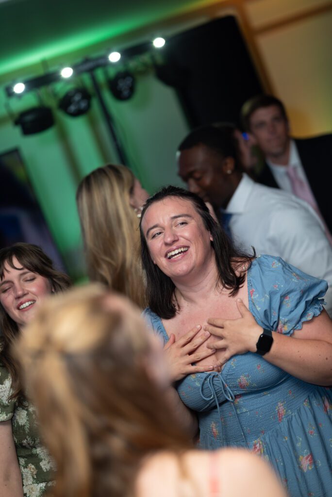 dance floor at wedding