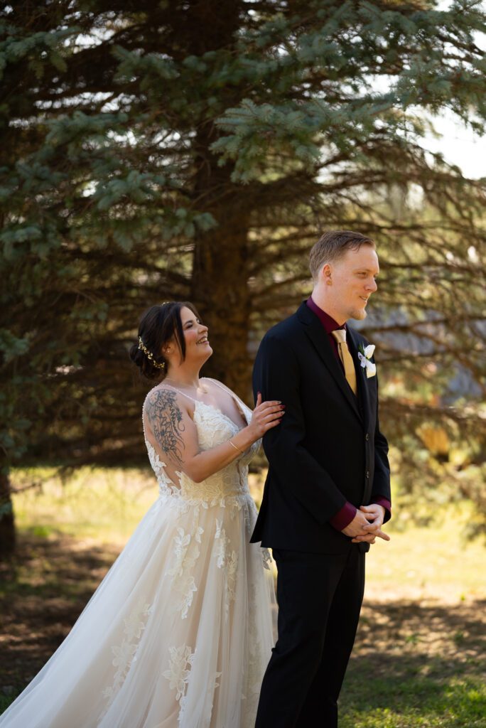 first look at hager city wedding venue