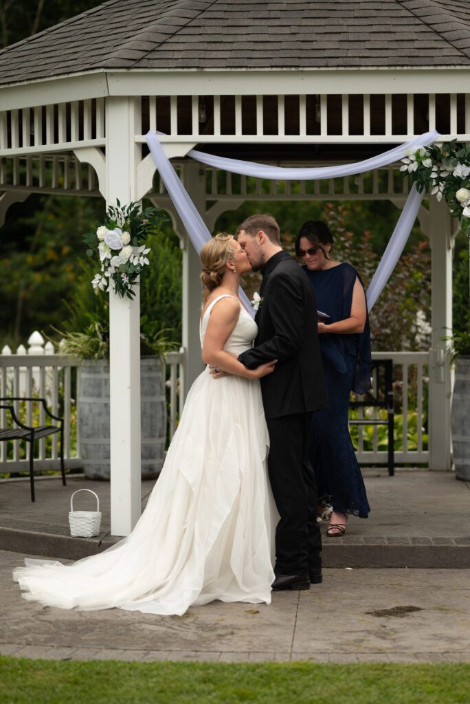 first kiss photo at Baldwin venue