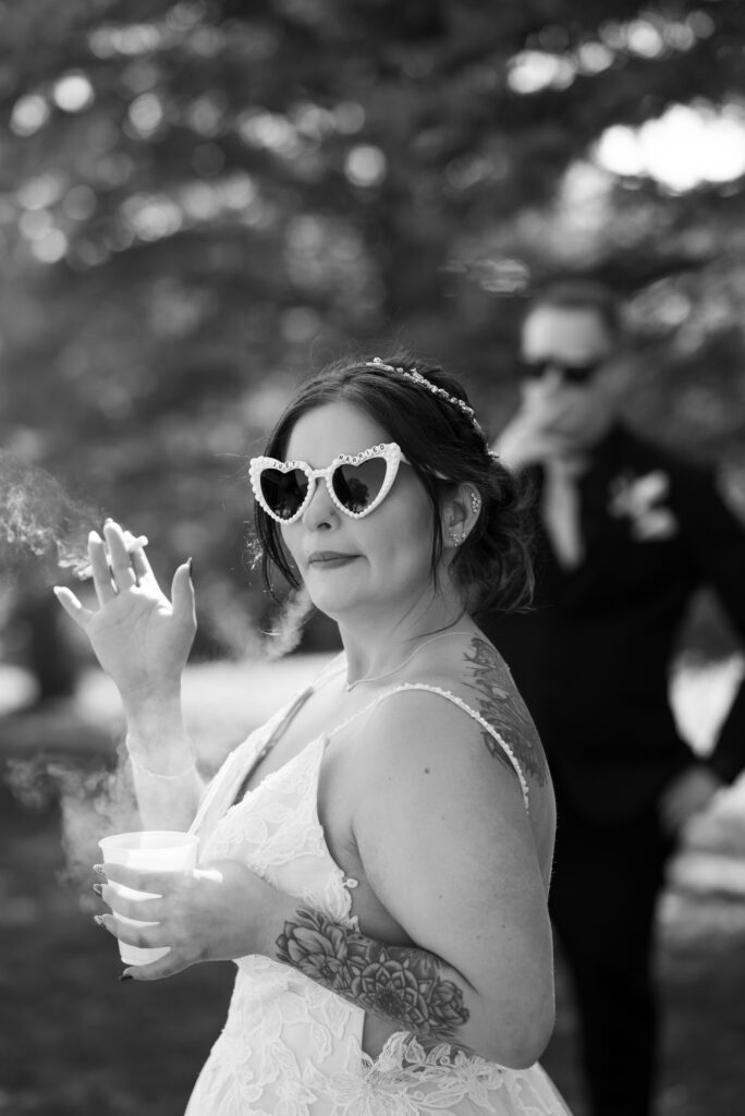 trendy bride