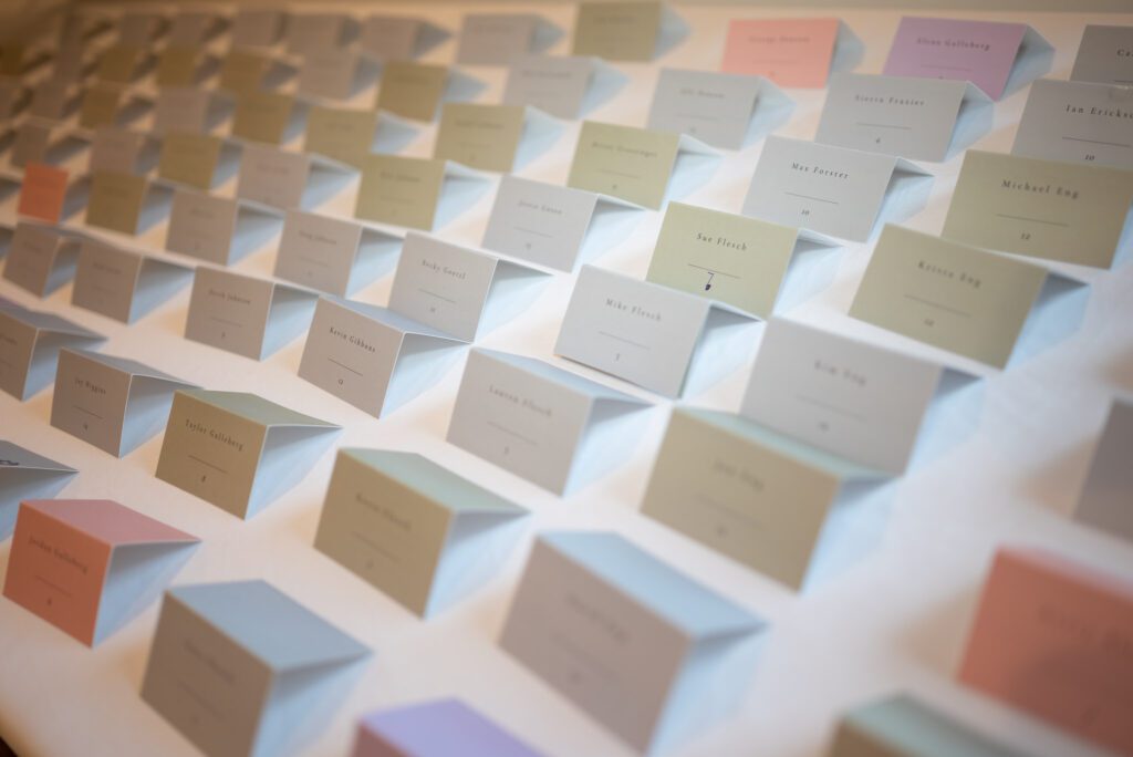 seating table chart