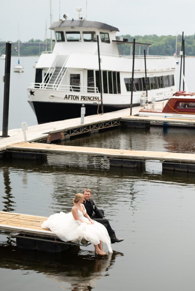 wedding photos by water