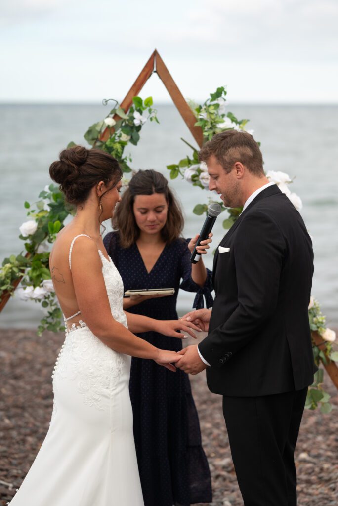wedding ceremony in MN