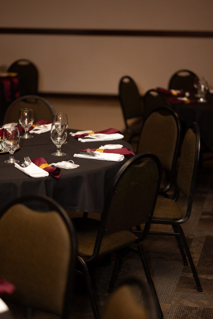 red and black wedding colors