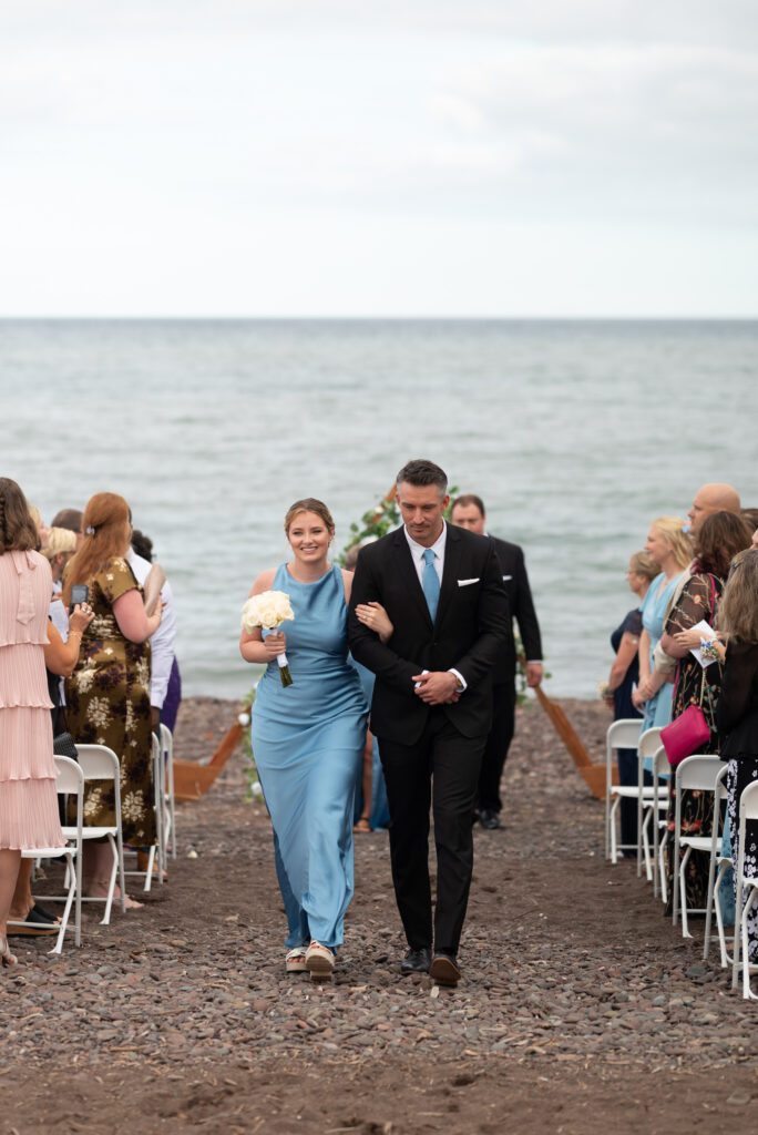walking up the aisle
