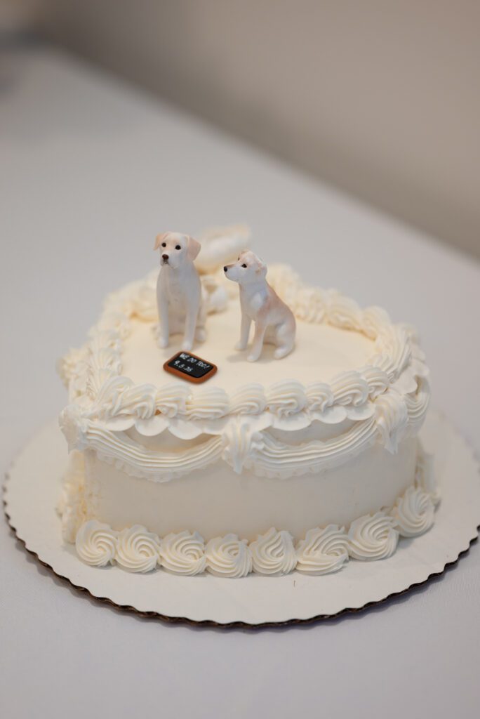 wedding cake dog toppers