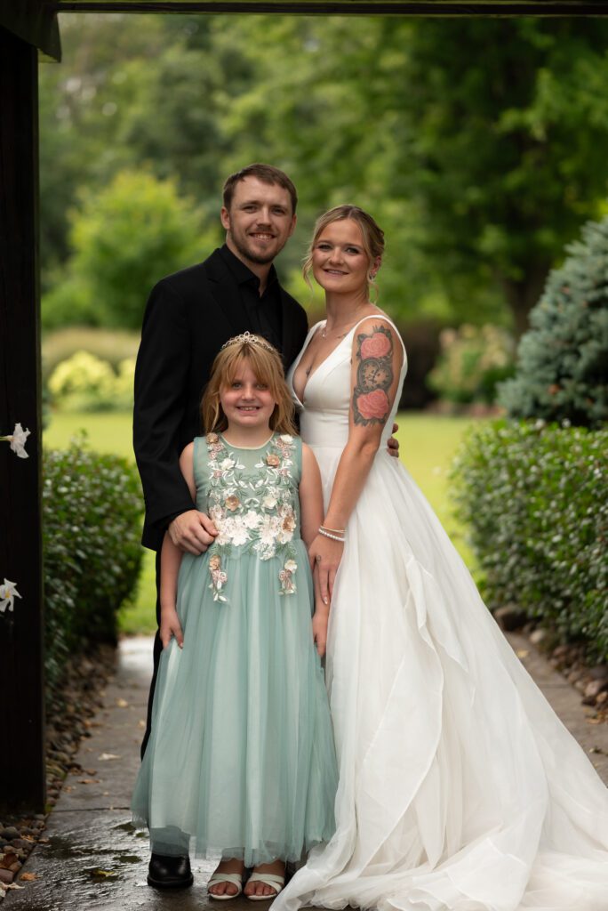 family photos at Baldwin wedding venue