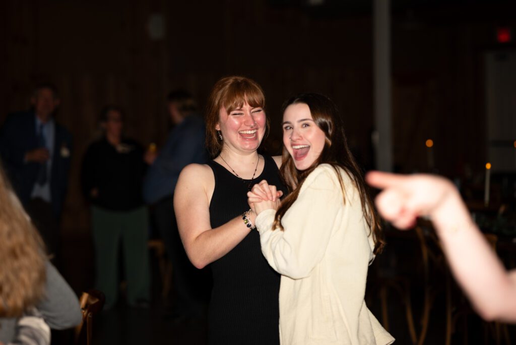 guests on dance floor