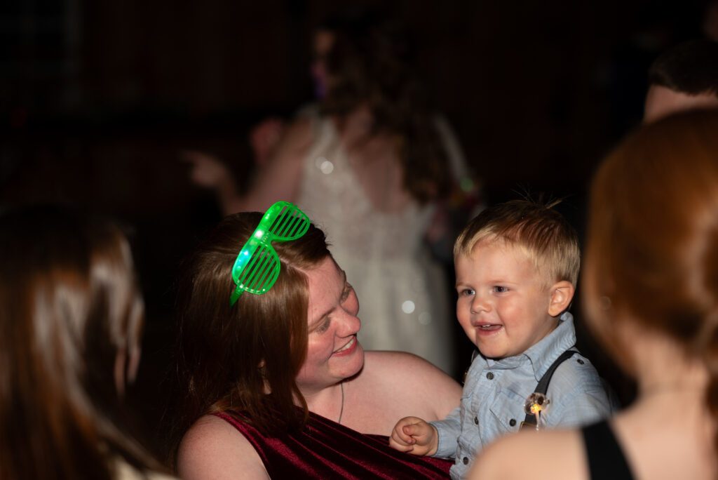 MOH and son on dance floor