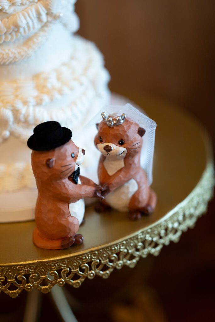 Otter cake toppers