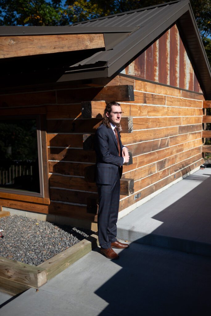 groom micro wedding suit