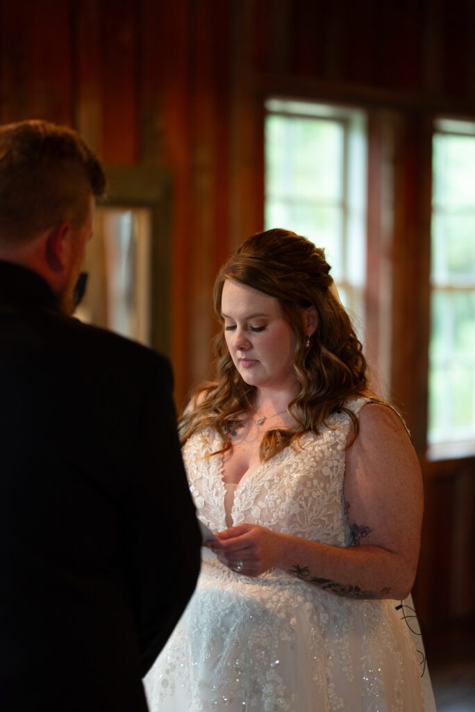 bride private vows