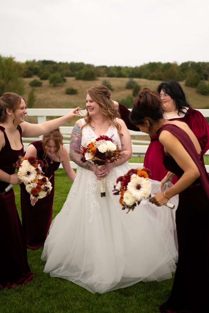 wedding at Almquist Farm in Hasting,s MN